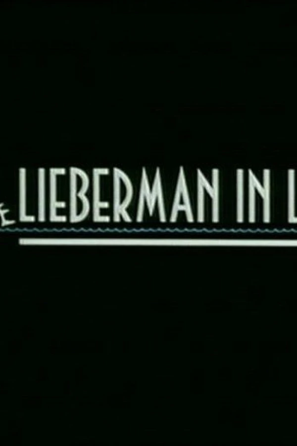 Lieberman in Love Affiche