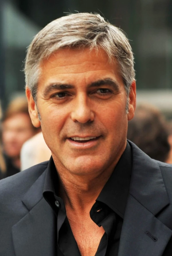 <strong>George Clooney</strong>. Image par Michael Vlasaty.