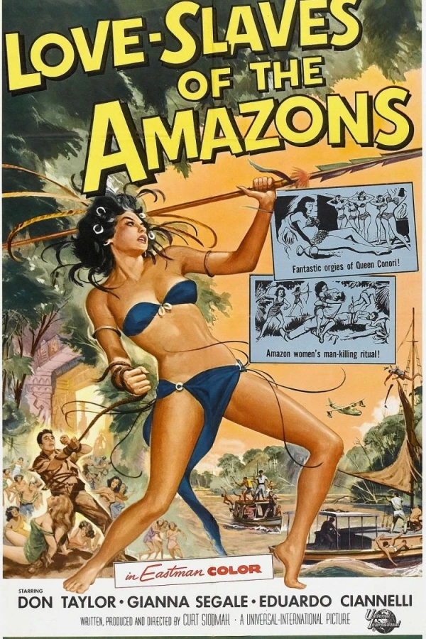 Love Slaves of the Amazons Affiche