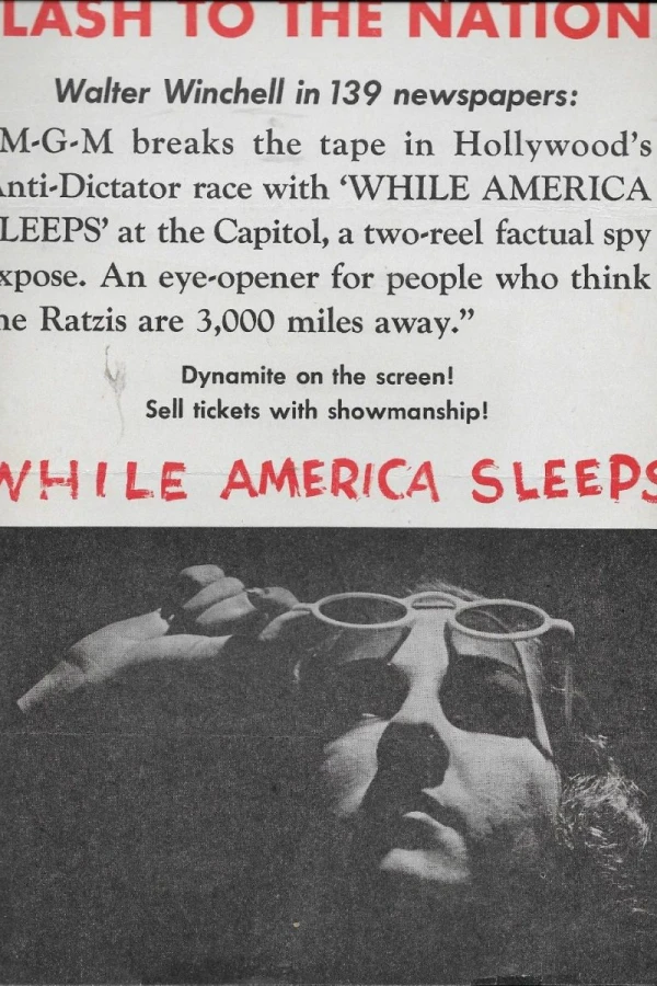While America Sleeps Affiche
