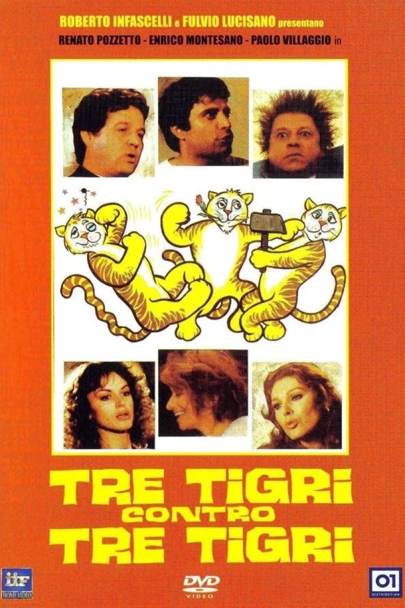 Three Tigers Against Three Tigers Affiche