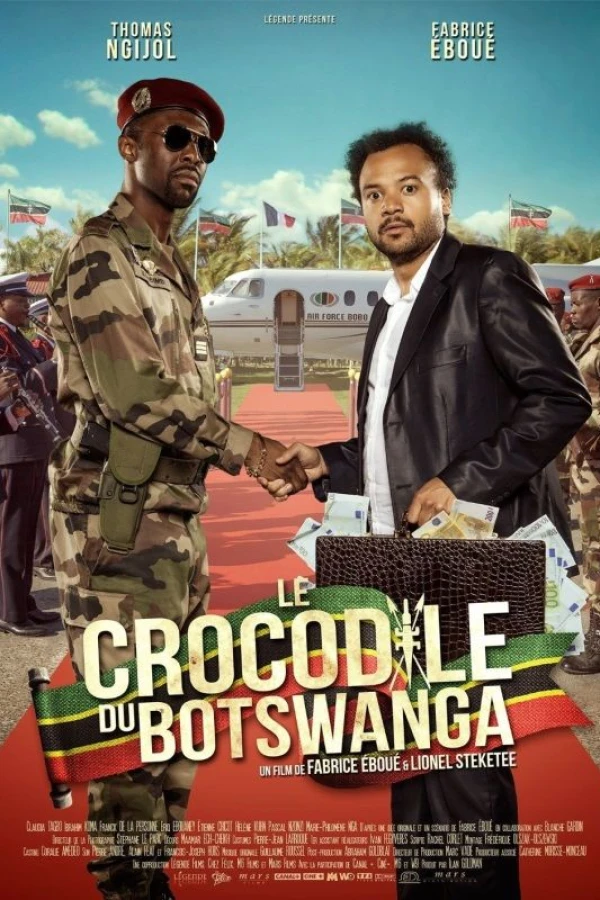 Le crocodile du Botswanga Affiche