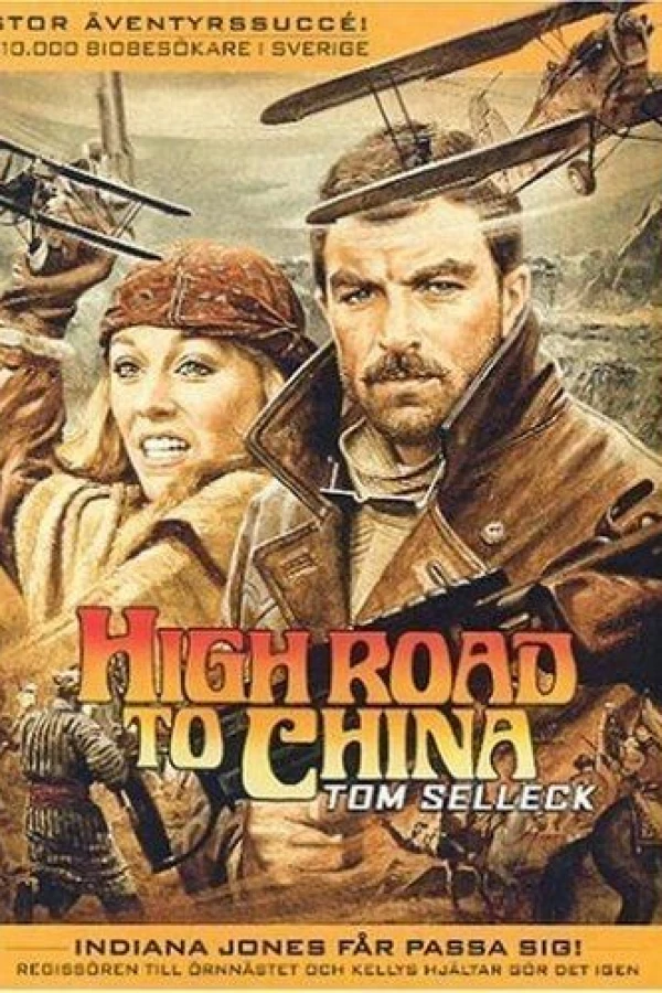 High Road to China Affiche
