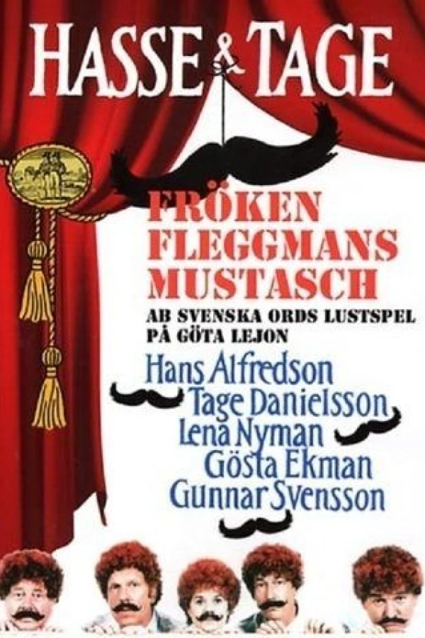 Fröken Fleggmans mustasch Affiche