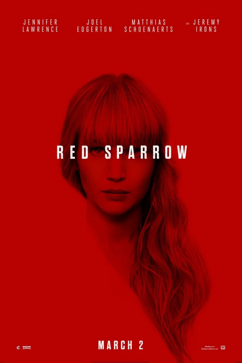 Red Sparrow Affiche