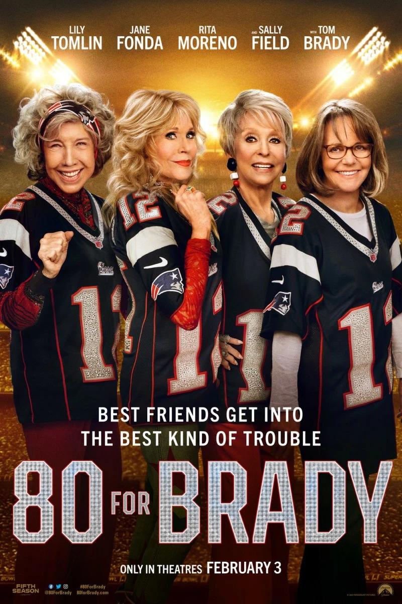 80 for Brady: Tom Brady à tout prix Affiche