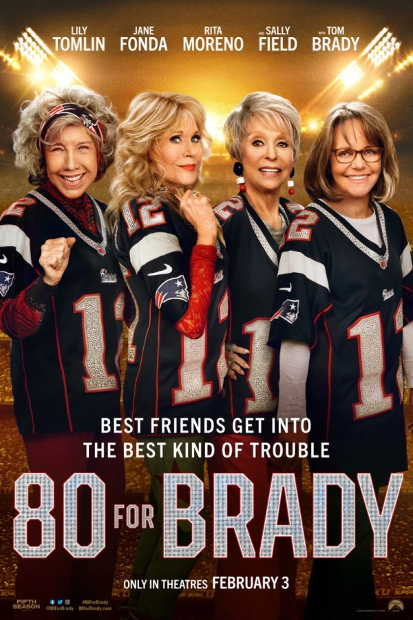 80 for Brady: Tom Brady à tout prix Affiche