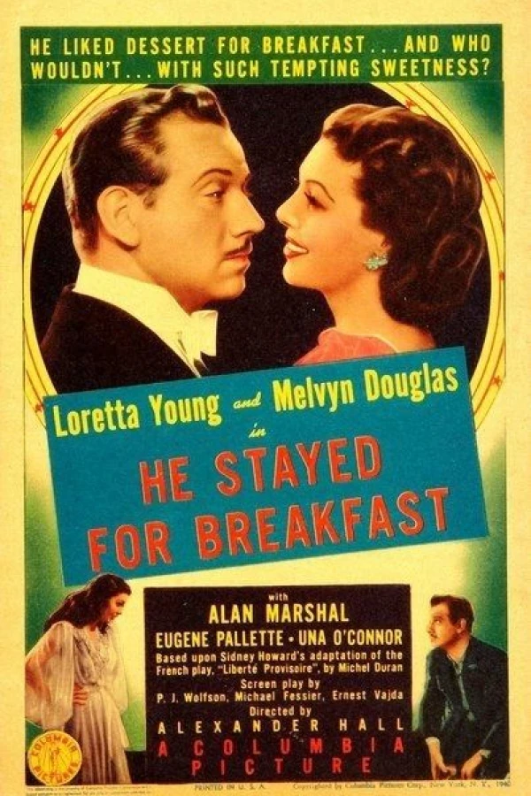 He Stayed for Breakfast Affiche