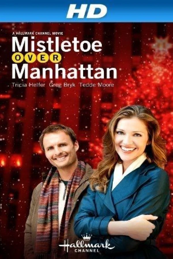 Mistletoe Over Manhattan Affiche