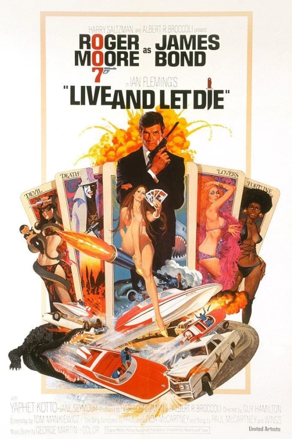 James Bond 007 Vivre et laisser mourir Affiche