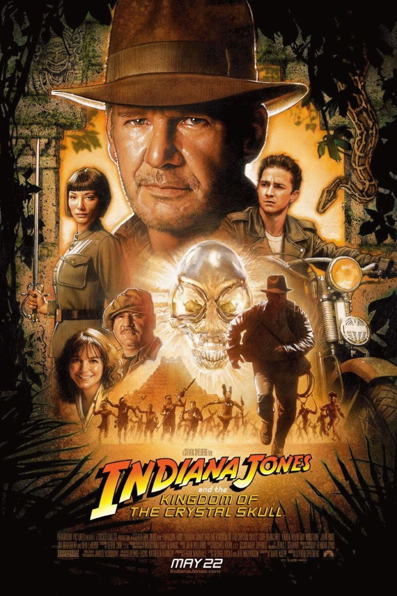 Indiana Jones 4 - Et Le Royaume Du Crâne De Cristal Affiche